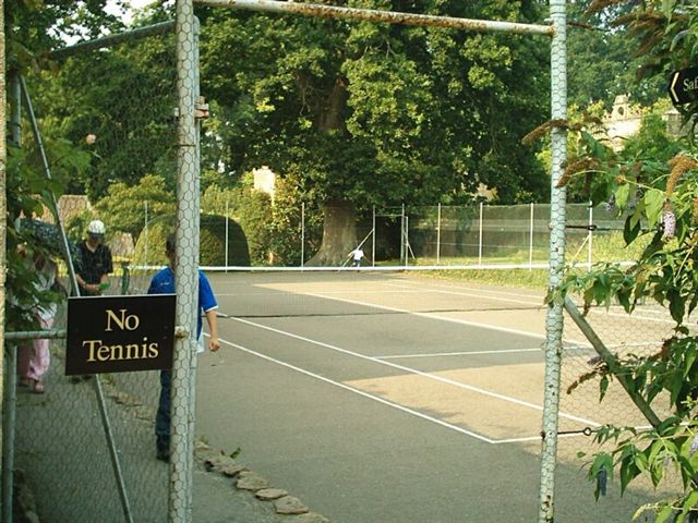 no tennis