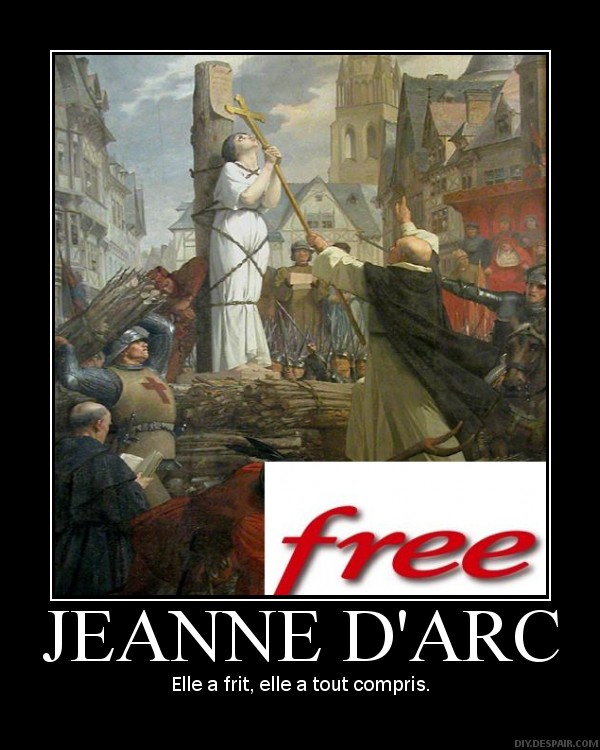Pub Free : Jeanne d'arc