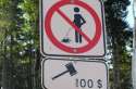 humour image photo Panneau : ne pas uriner