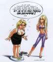 humour image photo blonde maigrir