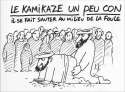 humour image photo kamikaze un peu con