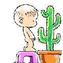 humour image photo risque garcon cactus