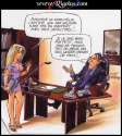 humour image photo salaire blonde